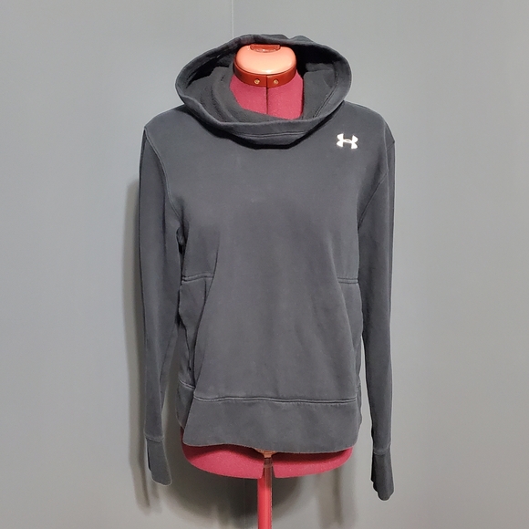 Under Armour Tops - Under Armour Black Cowl Hoodie Women's Size S Loose